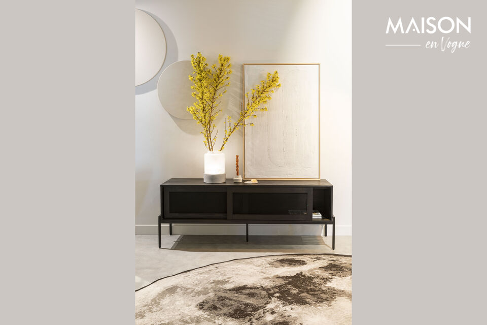 Buffet en bois noir Hardy - 9