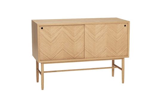 Buffet en placage de chêne clair Herringbone