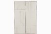 Miniature Buffet haut en bois blanc cassé Funk 8