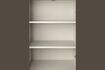 Miniature Buffet haut en bois blanc cassé Funk 4