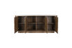 Miniature Buffet haut en bois couleur noyer Almira 1