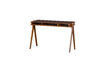 Miniature Bureau 120x50 cm bois d'acacia brun Compartment 1