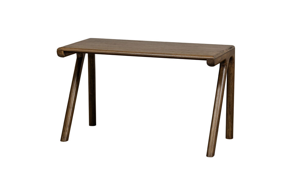 Bureau 130x60 cm bois de manguier brun foncé Tug Woood