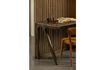 Miniature Bureau 130x60 cm bois de manguier brun foncé Tug 3