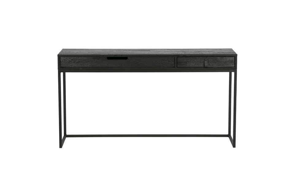 Bureau en bois noir Silas Woood