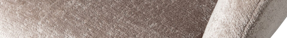 Materialbeschreibung Bürostuhl Chenille Taupe MORROS