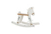 Miniatura Caballo balancín de MDF blanco Ruddy 1