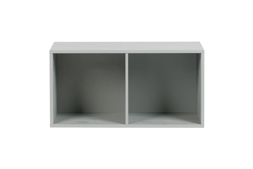 Cabinet 2 portes ouvertes en métal gris Pin Vtwonen