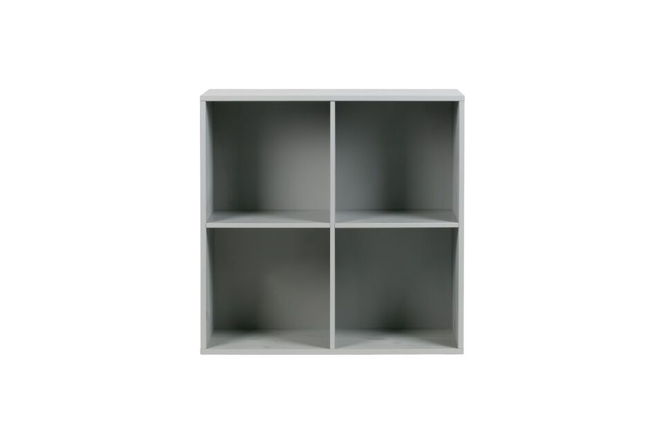 Cabinet 4 portes ouvertes en métal gris PIN Vtwonen