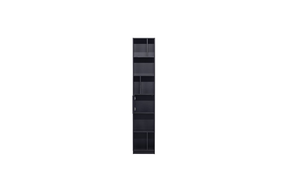 Cabinet avec étagères ouvertes en bois noir Finca - 5