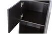 Miniature Cabinet avec étagères ouvertes en bois noir Finca 8