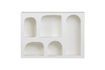Miniature Cabinet en bois blanc Caz 4