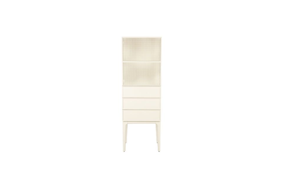 Cabinet en bois de chêne beige June Zuiver