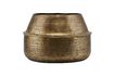 Miniature Cache-pot en aluminium finition laiton doré Rattan 4