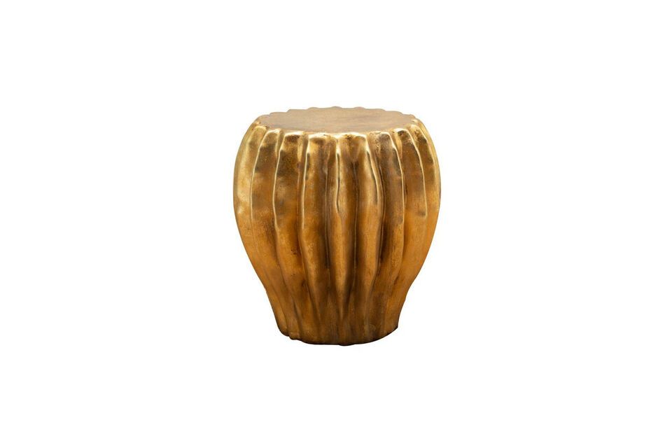 Practical and elegant resin side table.