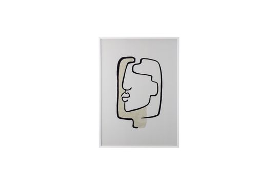 Cadre Ester blanc en pin