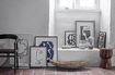 Miniature Cadre Ester blanc en pin 2