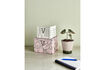 Miniatura Cajas de almacenaje Set de 2 Cartón Arena y Rosa HDkeep 2