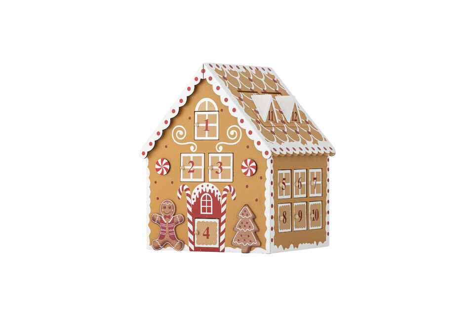 Calendario decorativo de MDF marrón Ginnie Bloomingville