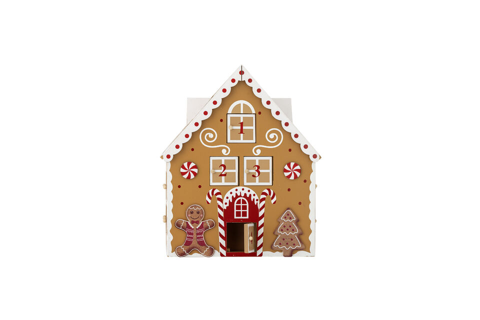 Calendrier décoratif en MDF marron Ginnie - 5
