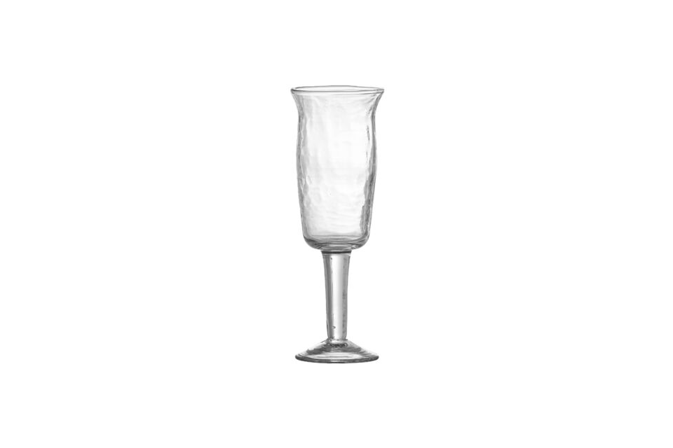 Calice da vino Set da 4 in vetro riciclato trasparente Asha - 3