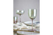 Miniatura Calici da vino set da 4 in vetro bronzo Aston 3