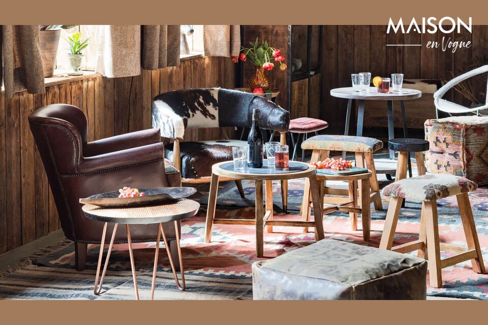 Enduring elegance and comfort in a full-grain leather design.