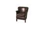 Miniature CamdenTurner brown leather armchair Clipped