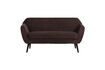 Miniature Canapé 2 places 150 cm Velours Brun Foncé ROCCO 2