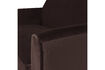 Miniature Canapé 2 places 150 cm Velours Brun Foncé ROCCO 4