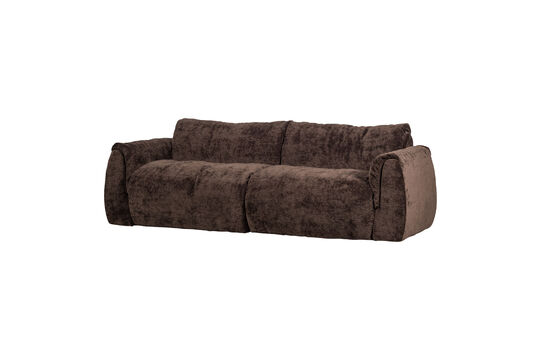 Voir la fiche produit canapé 2 places Chenille 3D Brun foncé BAGGY Canapé 2 places Chenille 3D Brun foncé BAGGY