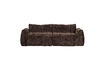 Miniature Canapé 2 places Chenille 3D Brun foncé BAGGY 3