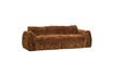 Miniature Canapé 2 places chenille 3D brun moyen BAGGY 3