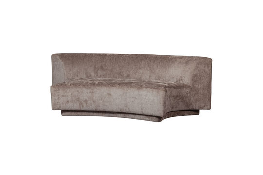 Voir la fiche produit canapé 2 places chenille taupe Popular Canapé 2 places chenille taupe Popular