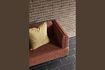 Miniature Canapé 2 places en tissu ambre Block 4