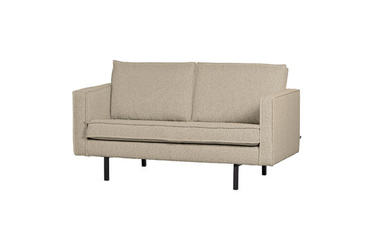 Voir la fiche produit canapé 2 places en tissu bouclé beige RODEO Canapé 2 places en tissu bouclé beige RODEO