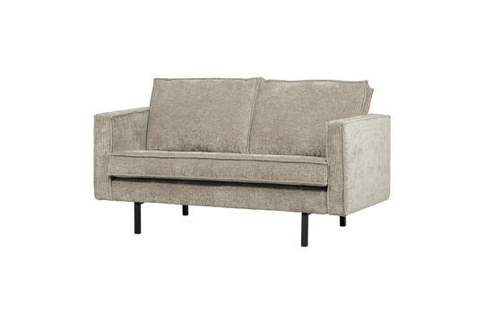 Voir la fiche produit canapé 2 places tissu côtelé Sable foncé Rodeo Canapé 2 places tissu côtelé Sable foncé Rodeo