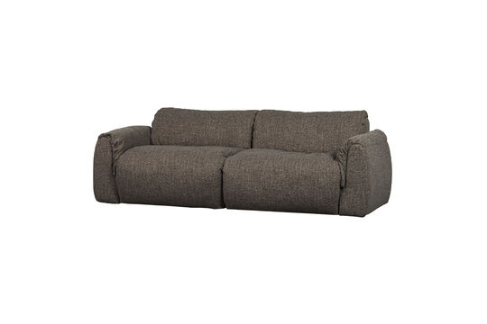 Voir la fiche produit canapé 2 places tissu tissé gris chaud mélangé Baggy Canapé 2 places tissu tissé gris chaud mélangé Baggy
