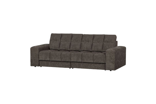 Canapé 2 places tissu vintage gris chaud Second Date