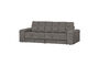 Miniature Canapé 2 places tissu vintage gris souris Second Date Détouré