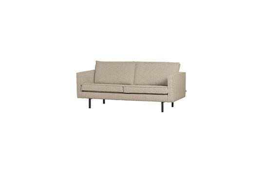 Canapé 2,5 places bouclé beige Rodeo Détouré