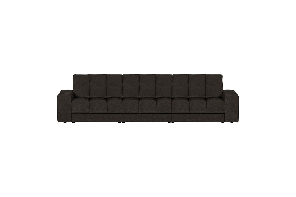Canapé 3 places anthracite vintage SECOND DATE Woood