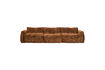 Miniature Canapé 3 places chenille 3D brun moyen BAGGY 2