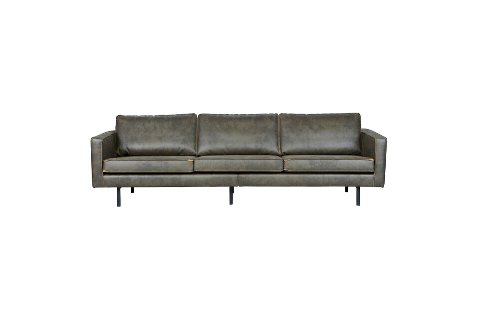 Design moderne et contemporain Une partie de la celebre serie Rodeo Rembourre dans un look cuir
