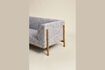 Miniature Canapé 3 places en bois de chêne et tissu gris Moment 13