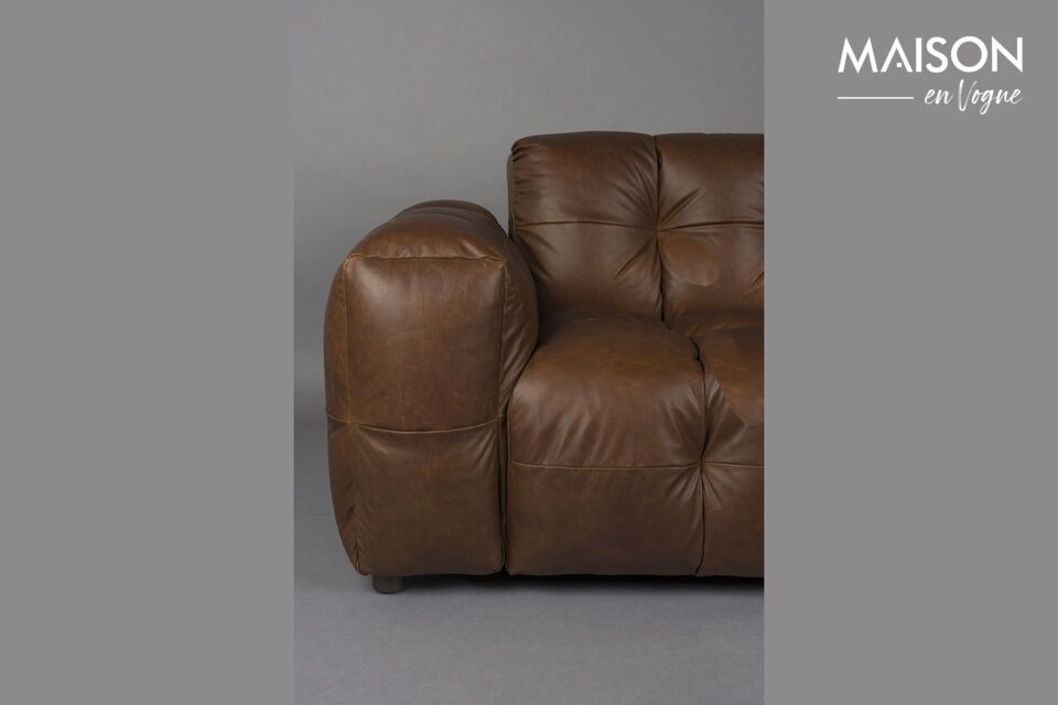 Sa structure modulaire permet de composer selon vos envies : que ce soit un fauteuil isolé pour un