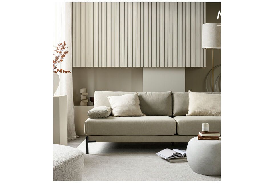 Simplicité, confort et élégance : le canapé neutre et tendance de vos rêves.