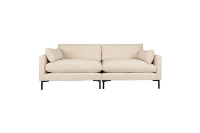 Canapé 3 places en tissu beige Summer