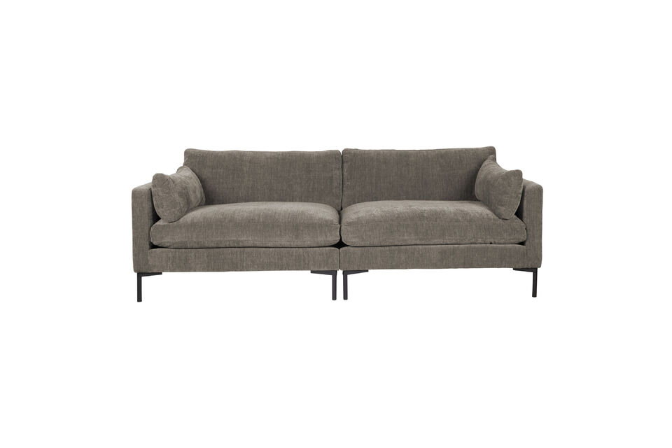 Canapé 3 places en tissu coffee Summer Zuiver