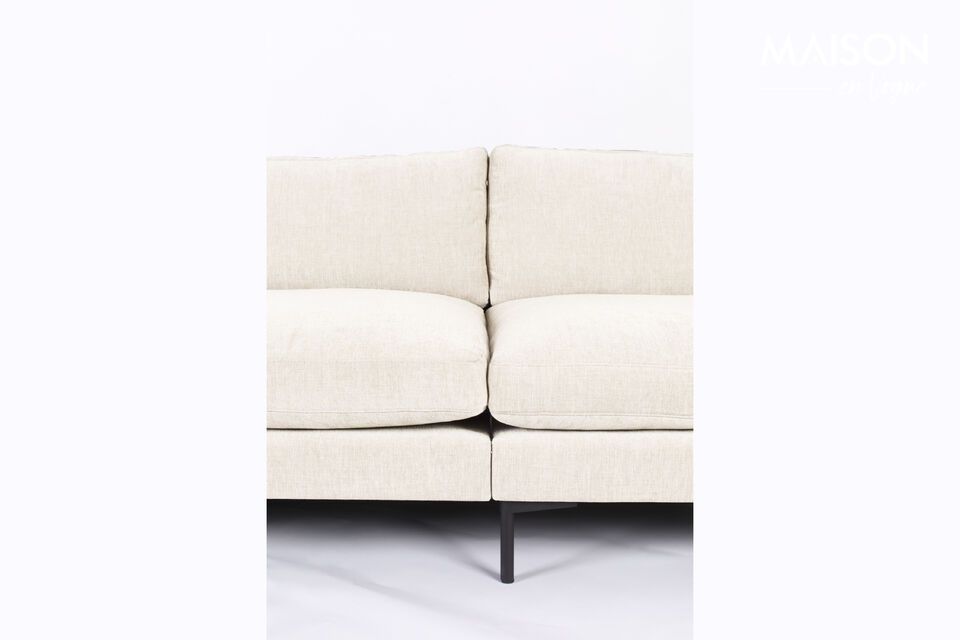 Sa texture en tissu crème